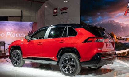 2021 Toyota RAV4 Prime XSE Supersonic Red profile view