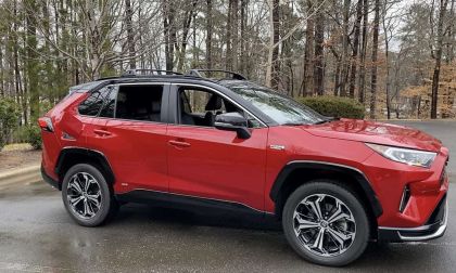 2021 Toyota RAV4 Prime XSE Supersonic Red profile view