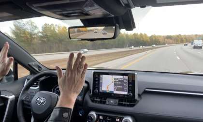 2021 Toyota RAV4 XSE Hybrid interior lane tracing assist