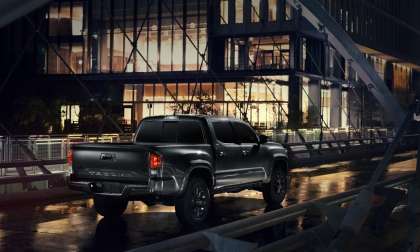 2021 Toyota Tacoma Nightshade Special Edition profile and back end rear end