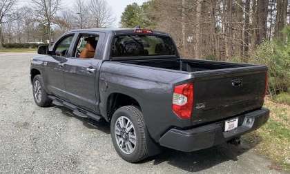 2021 Toyota Tundra 1794 Edition Magnetic Gray profile back end rear end
