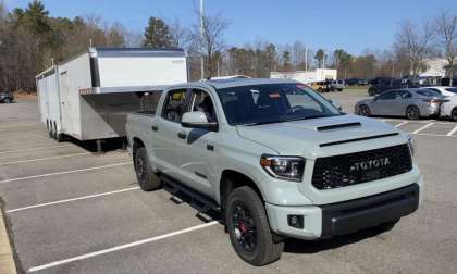 2021 Toyota Tundra TRD Pro Lunar Rock front end profile