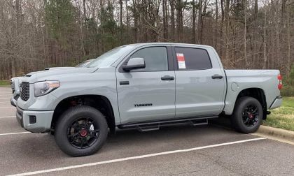 2021 Toyota Tundra TRD Pro Lunar Rock front end profile