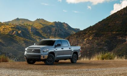 2021 Toyota Tundra Trail Special Edition profile view Cement color