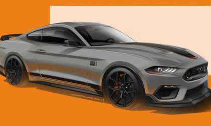 2021 Ford Mustang Mach 1 sketch