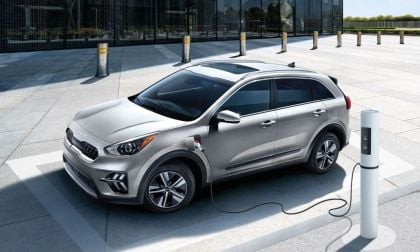 Kia Niro plugged in to charge