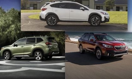2022 Subaru Forester, 2021 Subaru Crosstrek, 2022 Subaru Outback