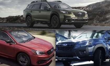 2022 Subaru Forester, 2022 Subaru Outback, 2022 Subaru Legacy