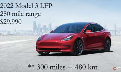 2022 Tesla Model 3 Lithium Iron Phosphate (LFP)