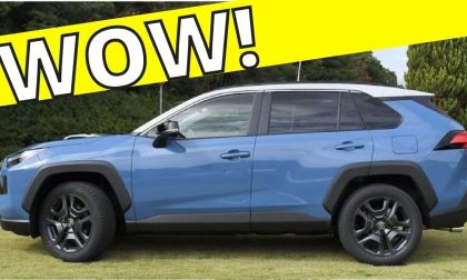 2022 Toyota RAV4 Adventure Hybrid Cavalry Blue profile view