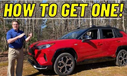 2022 Toyota RAV4 Prime Supersonic Red profile view