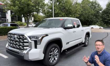 2022 Toyota Tundra 1794 Edition Wind Chill Pearl front end profile