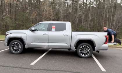 2022 Toyota Tundra Limited Celestial Silver profile view