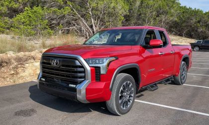 2022 Toyota Tundra Limited Supersonic Red profile view front end