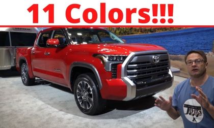 2022 Toyota Tundra Limited Supersonic Red profile view front end