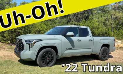 2022 Toyota Tundra SR5 Lunar Rock Double Cab profile view front end