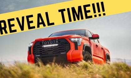 2022 Toyota Tundra TRD Pro Orange profile view front end