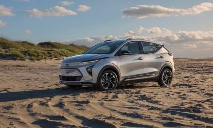 2023 Chevy Bolt EUV on a beach