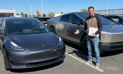  2023 Tesla Model 3 Performance and 2025 Tesla Cybertruck