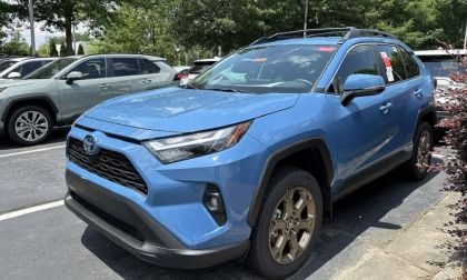 2023 Toyota RAV4 Hybrid Woodland Edition Cavalry Blue front end