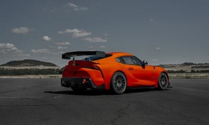 2023 Toyota Supra GT4 Evo rear 3/4 view