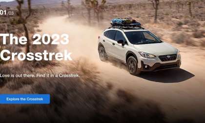 2023 Subaru Crosstrek, Outback website 