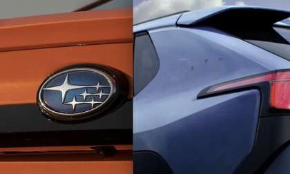 2023 Subaru WRX STI and 2023 Subaru Solterra
