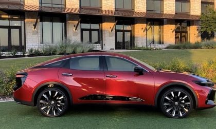 2023 Toyota Crown Platinum Supersonic Red profile view