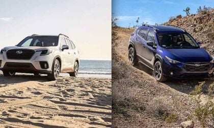2024 Subaru Forester, Crosstrek side by side