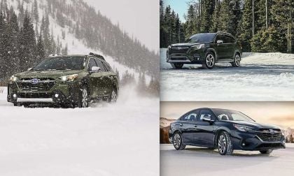 2024 Subaru Forester, Outback, Legacy side by side