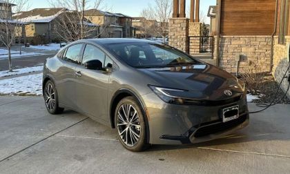 2024 Toyota Prius in the driveway