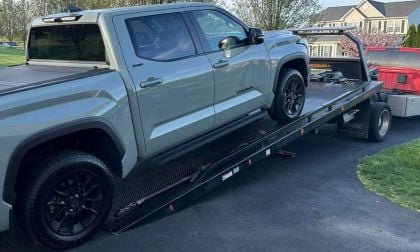 2024 Toyota Tundra truck with blown engine