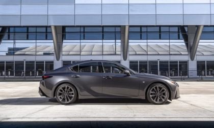 Different grille and potentially very interesting drivetrain options for the 2025 Lexus IS refresh