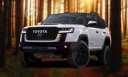 2024 Toyota 4Runner white front end view