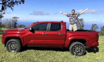 2024 Toyota Tacoma Limited Supersonic Red side profile