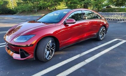 2025 Hyundai Ioniq 6 red color