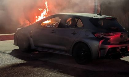 2025 Toyota GR Corolla catches fire after just 2,303 miles
