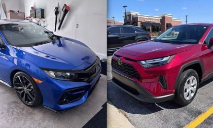 2020 Honda Civic and 2025 Toyota RAV4