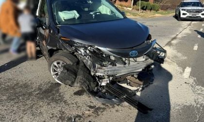 2025 Toyota Sienna accident while attempting to merge onto a main road