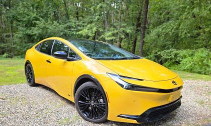2026 Toyota Prius Nightshade strikes a handsome pose.
