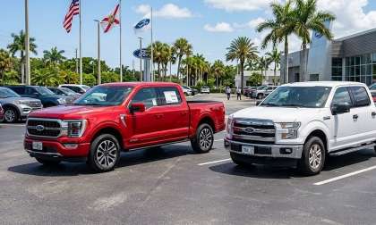 2025 and 2017 Ford F-150