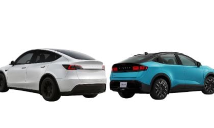 Separated at birth? Tesla Model Y and 2026 Nissan LEAF