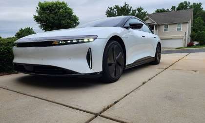 2026 Lucid Air Grand Touring White Color, Which I Reviewed for This Review at Torque News