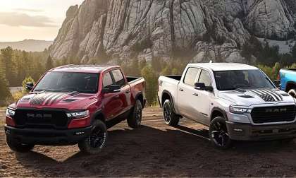 2026 Ram 1500 Rebel trucks, two of them parked