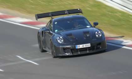 2027 Porsche 911 (9922) GT2 RS test prototype on the Nordschleife