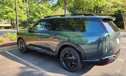 2027 Kia Telluride HEV X-line parked in Charlotte, NC which I reviewed for this review