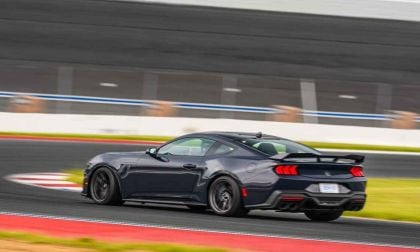 Ford Mustang On The Track