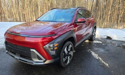 2026 Hyundai Kona Limited shown in ⁠Ultimate Red Metallic