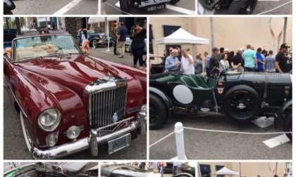 The Rodeo Drive Concourse on Bentley Vehicles. 