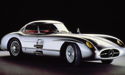 Image showing the Mercedes 300SLR Uhlenhaut Coupe with side exhausts.